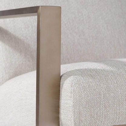 Wills - Contemporary Accent Chair - Beige