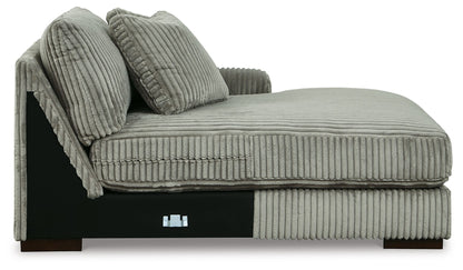 Lindyn - RAF Corner Chaise - Fog