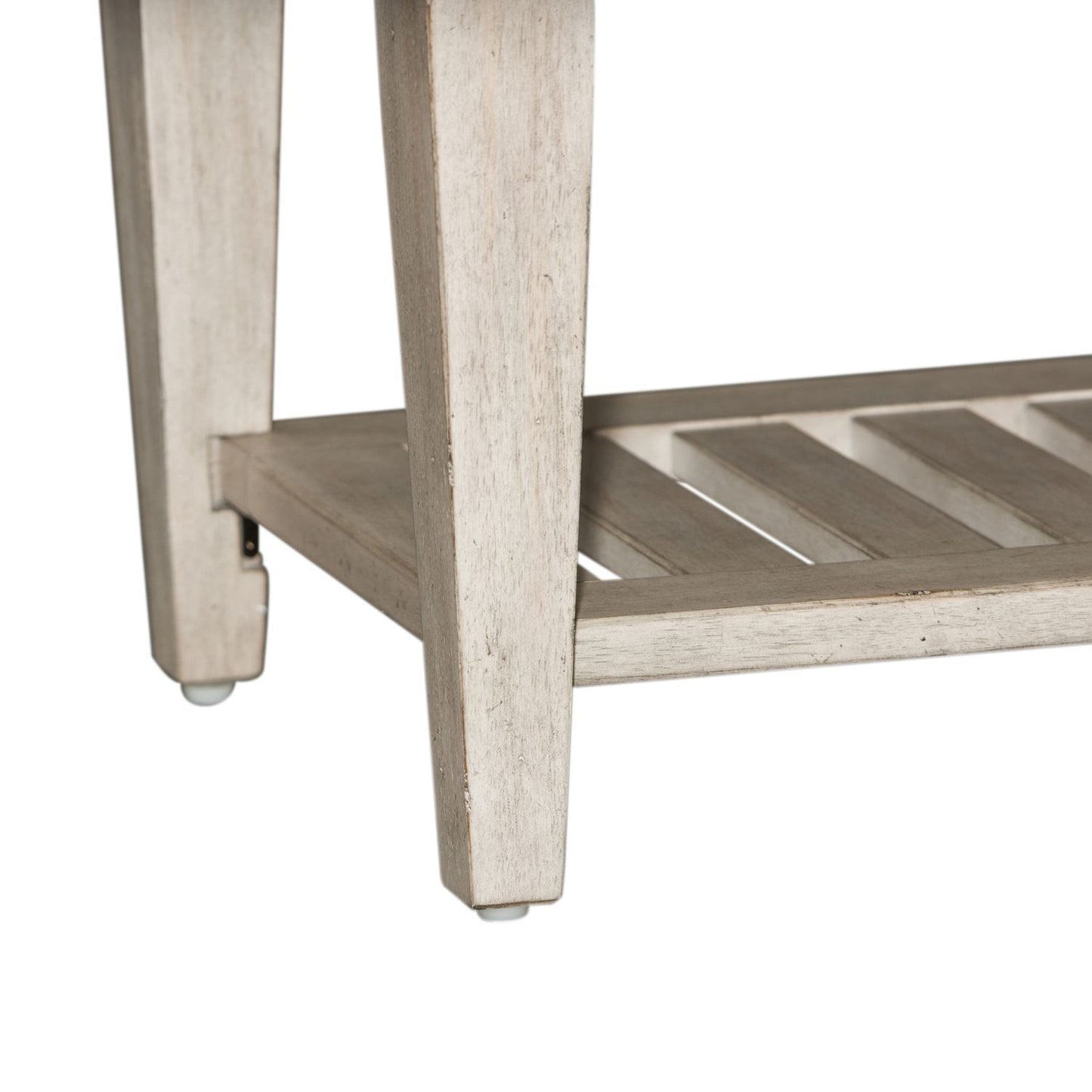 Heartland - Bed Bench - Antique White / Tobacco Tops