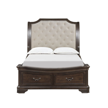 Lyndhurst - 5/0-6/6 Queen/King Rails - Walnut
