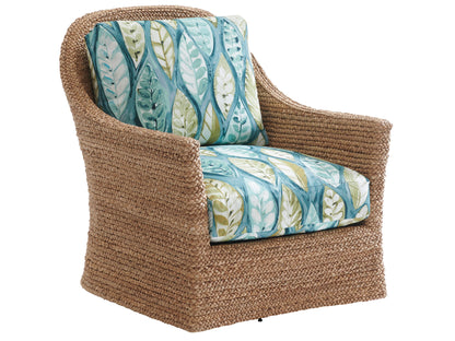 Palm Desert - Soren Swivel Chair - Blue