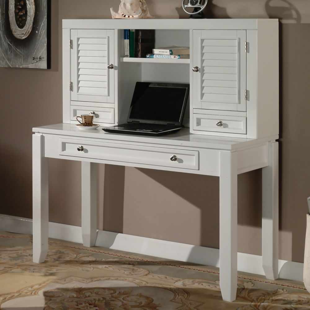 Boca - U Shape Desk With Hutch And File - Cottage White