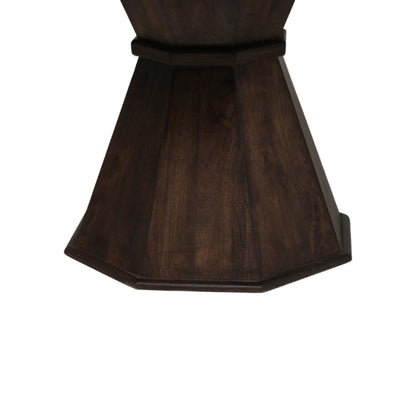Portico - Round Dining Table Base - Warm Brown