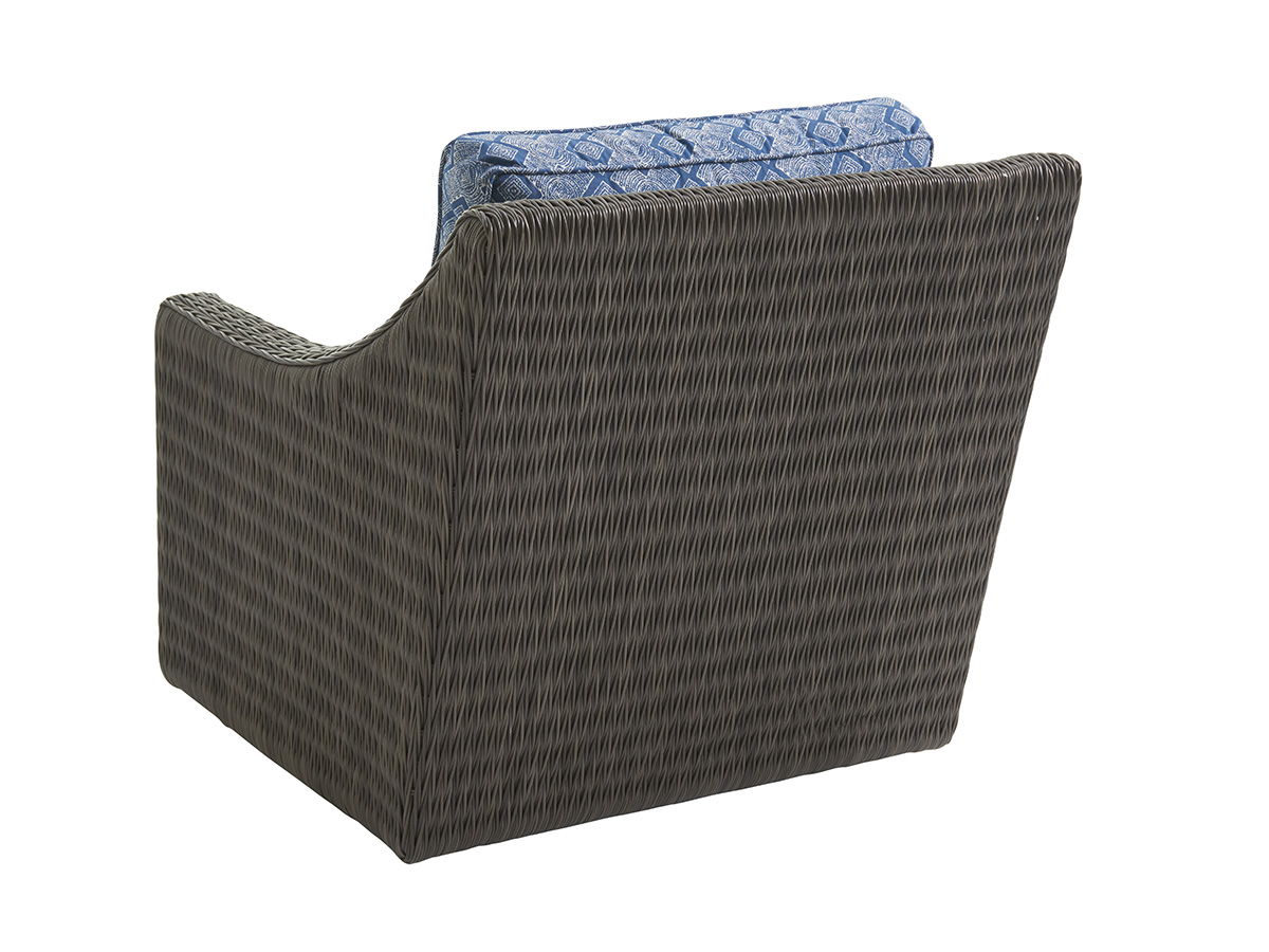 Cypress Point Ocean Terrace - Swivel Glider Lounge Chair - Dark Gray