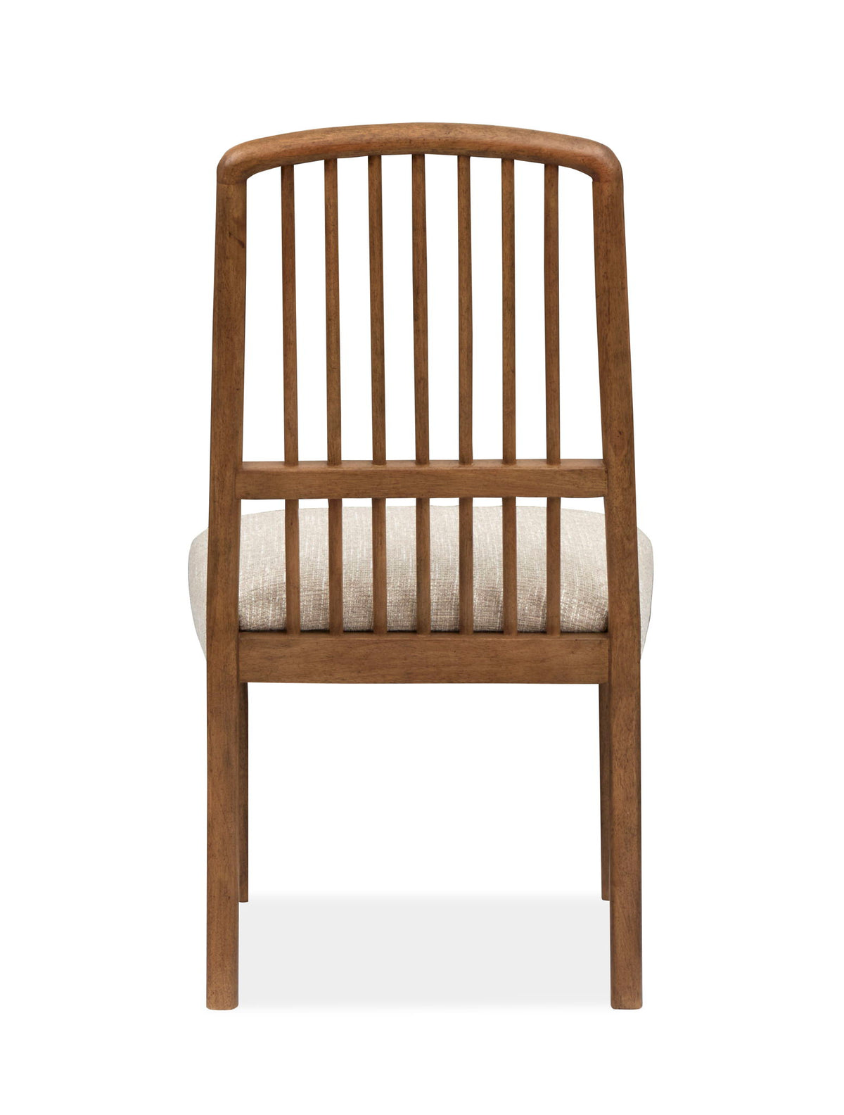 Woodward - Wood Slat Back Side Chair (Set of 2) - Dark Clove / White