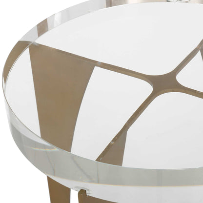 Kolkata - Accent Table - Brass