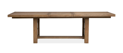 Plum Creek - 7 Piece Extendable Trestle Dining Table Set