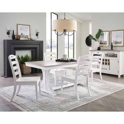 Cora - Ladderback Side Chair (Set of 2) - Cloud