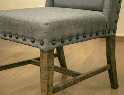 Loft - Upholstered Chair (Set of 2) - Two Tone Gray / Brown