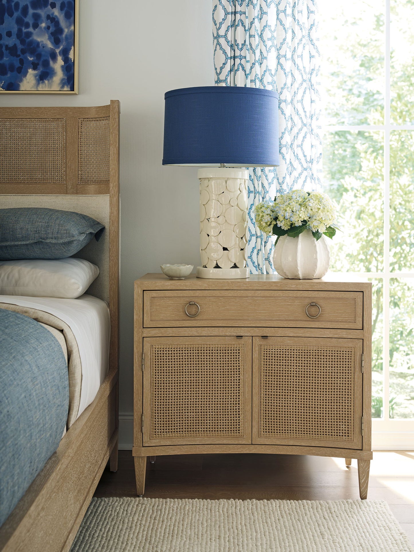 Sunday Morning - Eastham Curved Nightstand - Beige