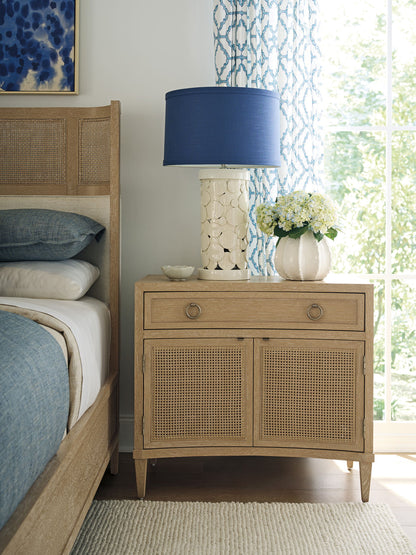 Sunday Morning - Eastham Curved Nightstand - Beige