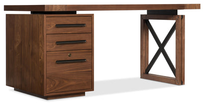 Elon - Desk Pedestal - Dark Brown