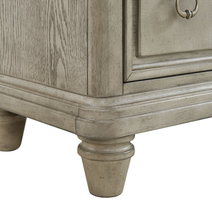 Whit-Ash - 5-Drawer Chest - Light Gray