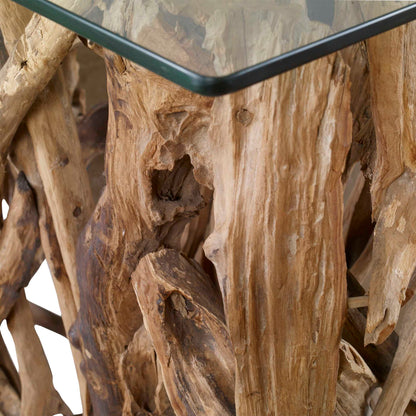 Teak Wood - Console - Light Brown