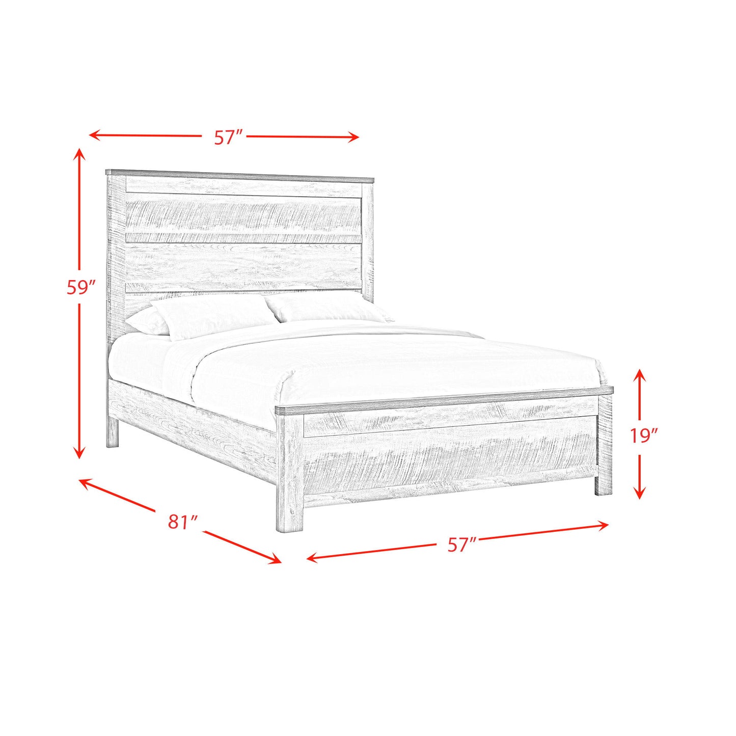 Millers Cove - Panel Bed