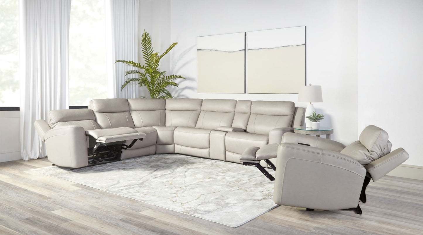Calgary - Power Right Arm Facing Recliner P2 - Stone