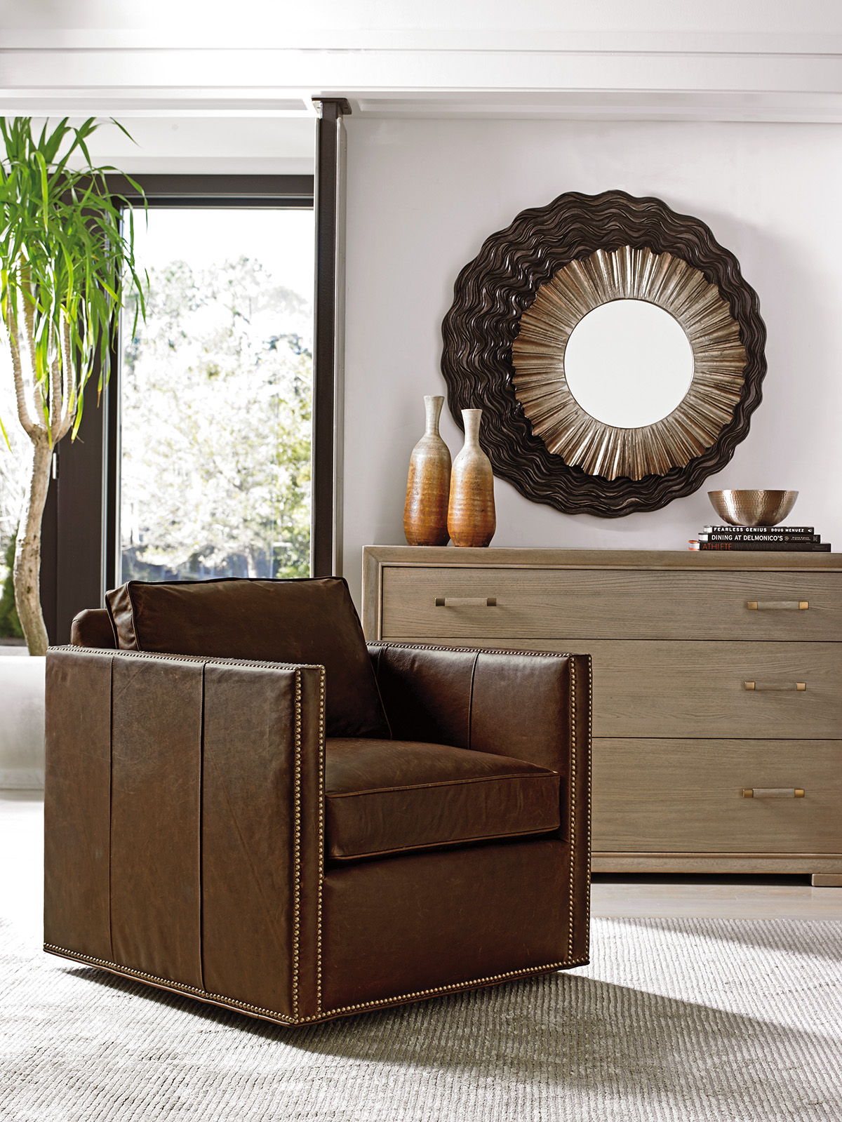 Shadow Play - Hinsdale Swivel Chair