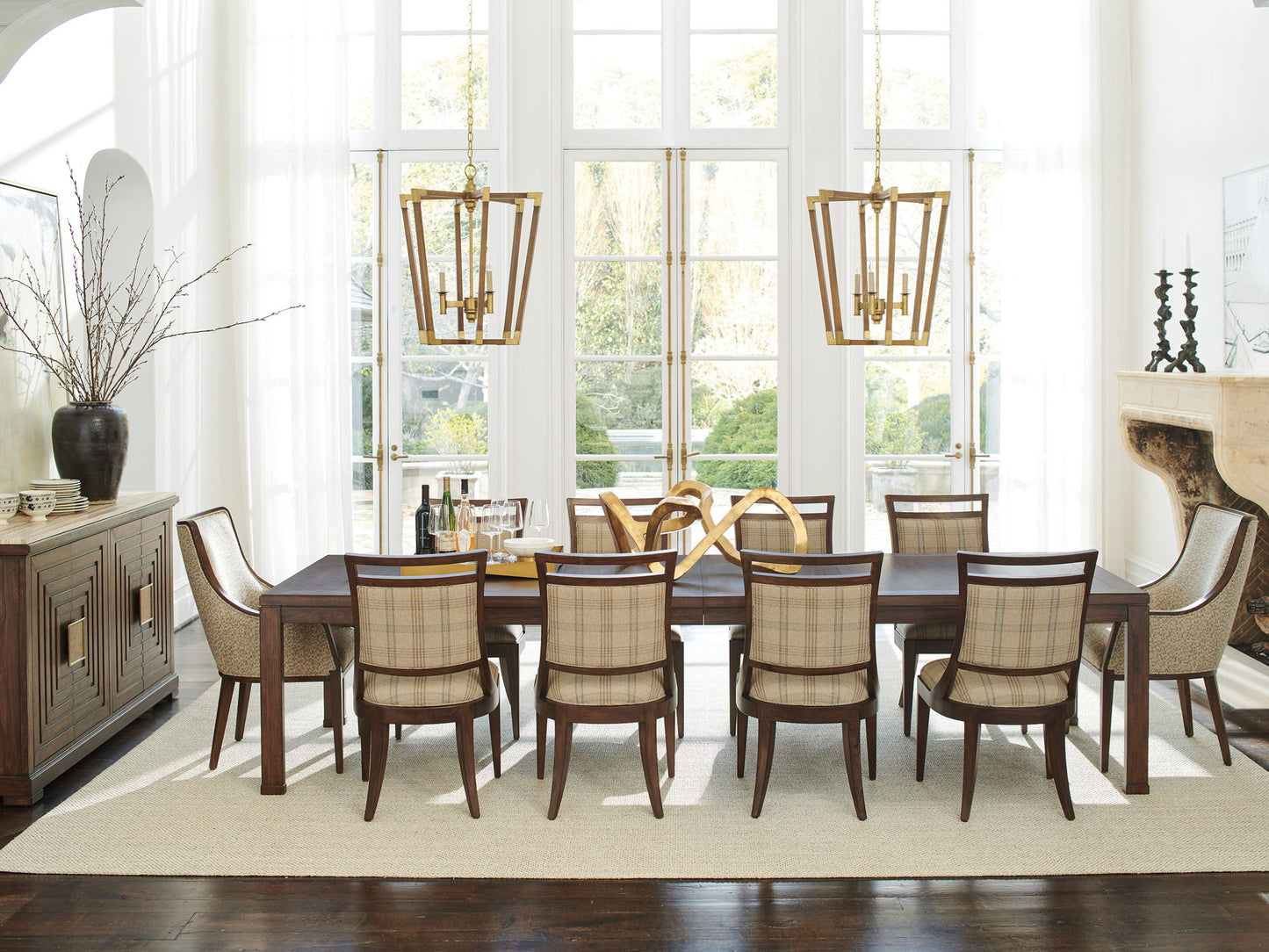 Silverado - Elk Grove Rectangular Dining Table - Dark Brown