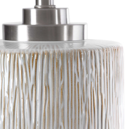 Georgios - Cylinder Table Lamp - White