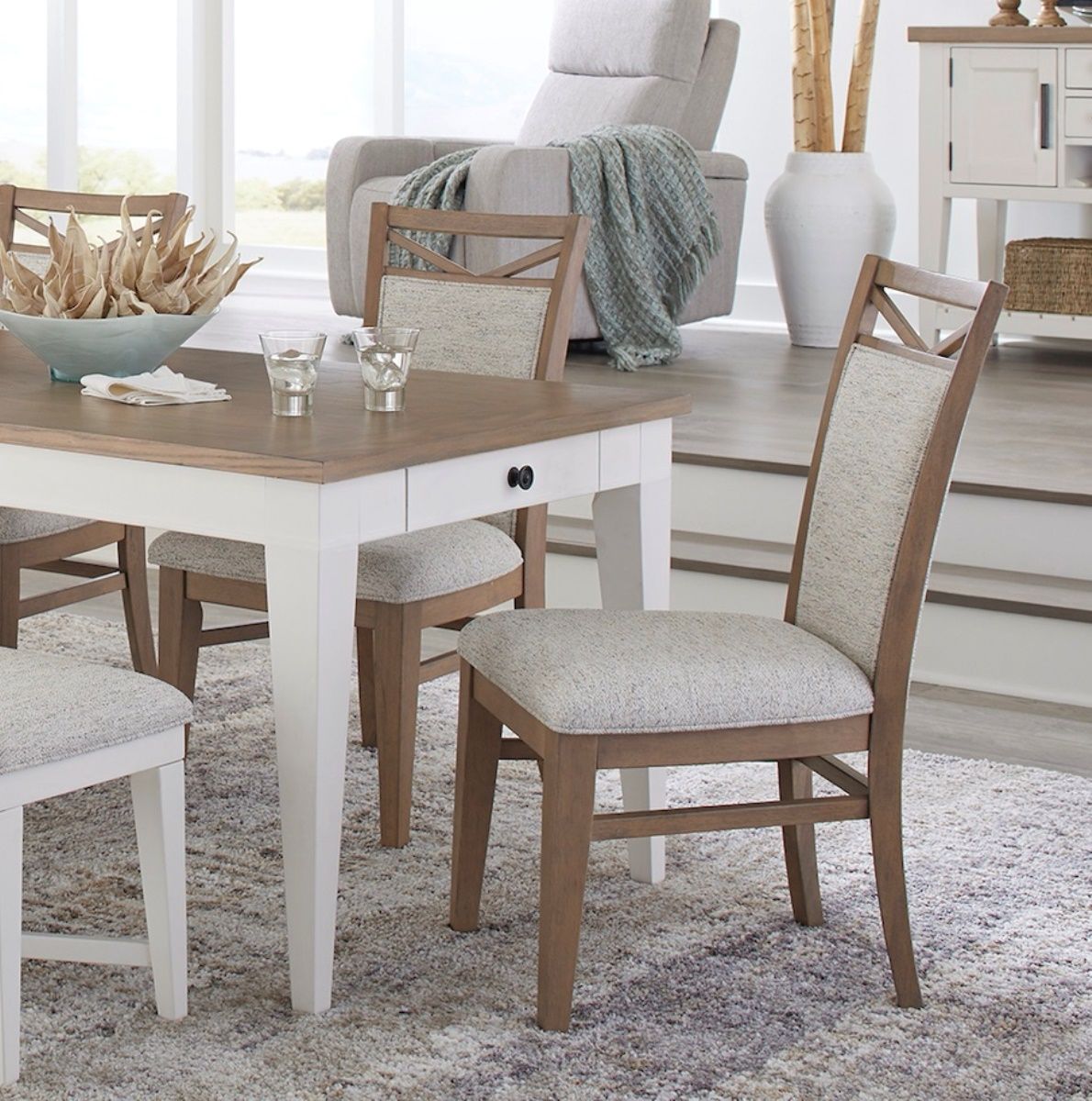 Americana Modern Dining - Upholstered Dining Chair (Set of 2) - Cotton
