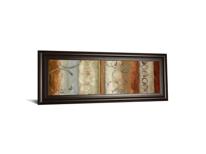 Juncture I By Tom Reeves - Framed Print Wall Art - Light Brown