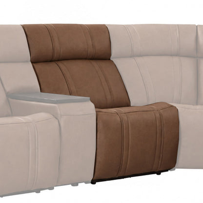 Sausalito - Power Zero Gravity Armless Recliner With Immersive Audio P3 - Spice Envy
