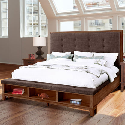 Cagney - 6/6-6/0 King/California King Footboard & Slats - Chestnut