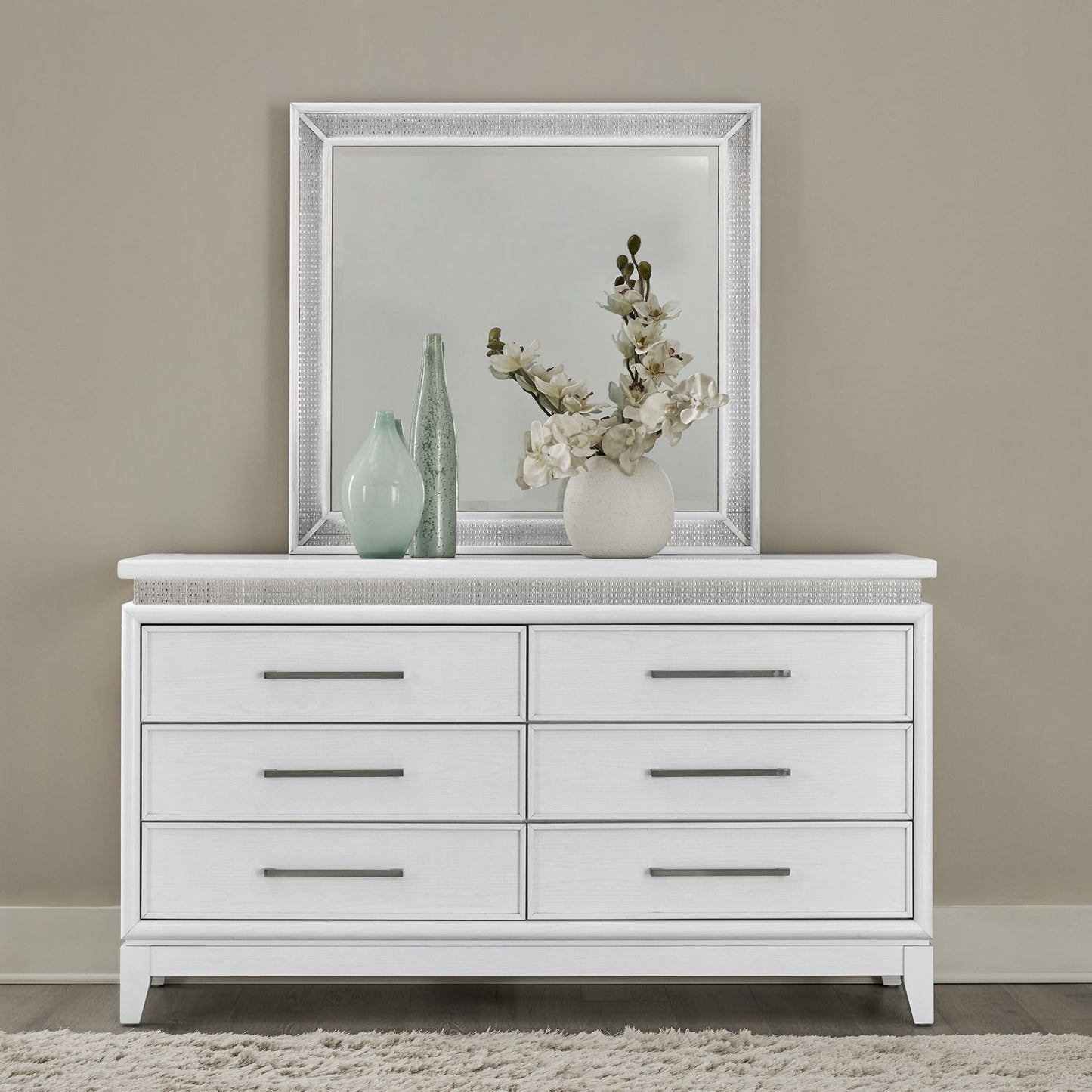 Reflections - 6 Drawer Dresser With Lights