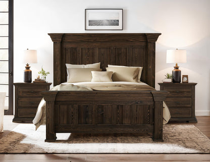 Desire - Queen Rails - Mahogany Brown