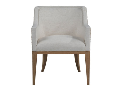 Simpatico - Simpatico Arm Chair - Beige / Dark Brown