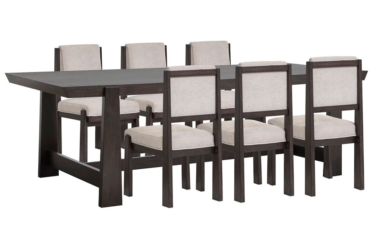 Tauren - Trestle Dining Table Set