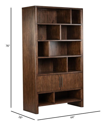 Belville - Display Cabinet - Chestnut Brown