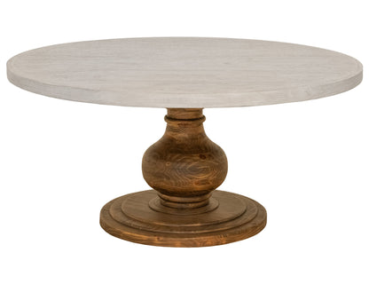 Lumiere - Round Table Top - Gray / Beige