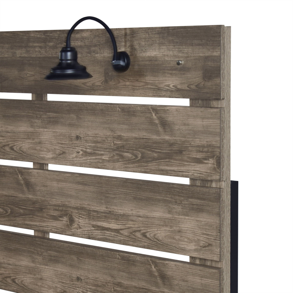 Misty Lodge - 3/3 Twin Headboard, Footboard & Slats - Greige