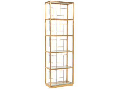Metal Designs - Mid Geo Slim Etagere