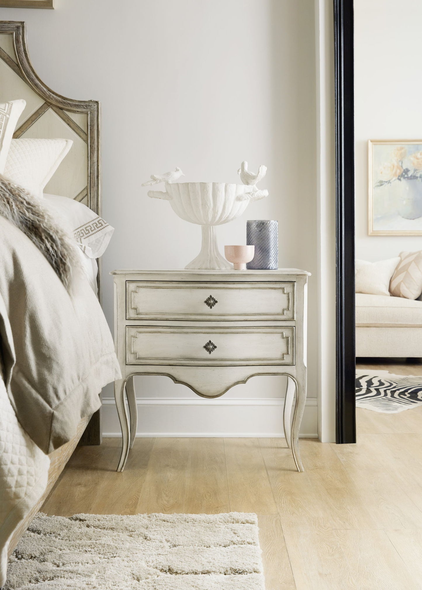 Sanctuary 2 - Coco En Blanc Nightstand - Beige