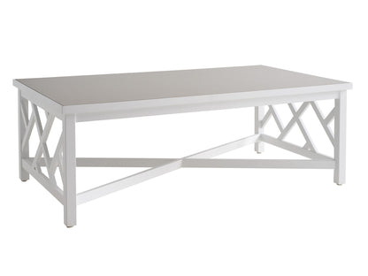 Island Classic - Rectangular Cocktail Table - White