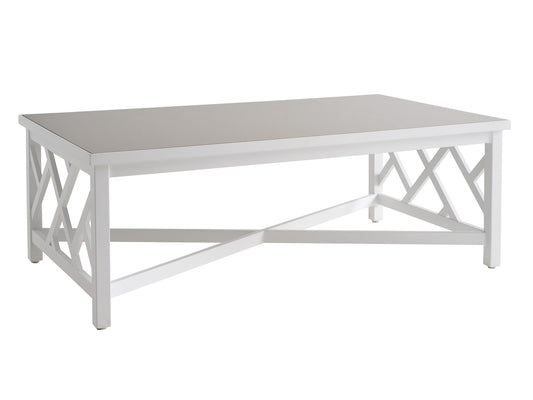 Island Classic - Rectangular Cocktail Table - White
