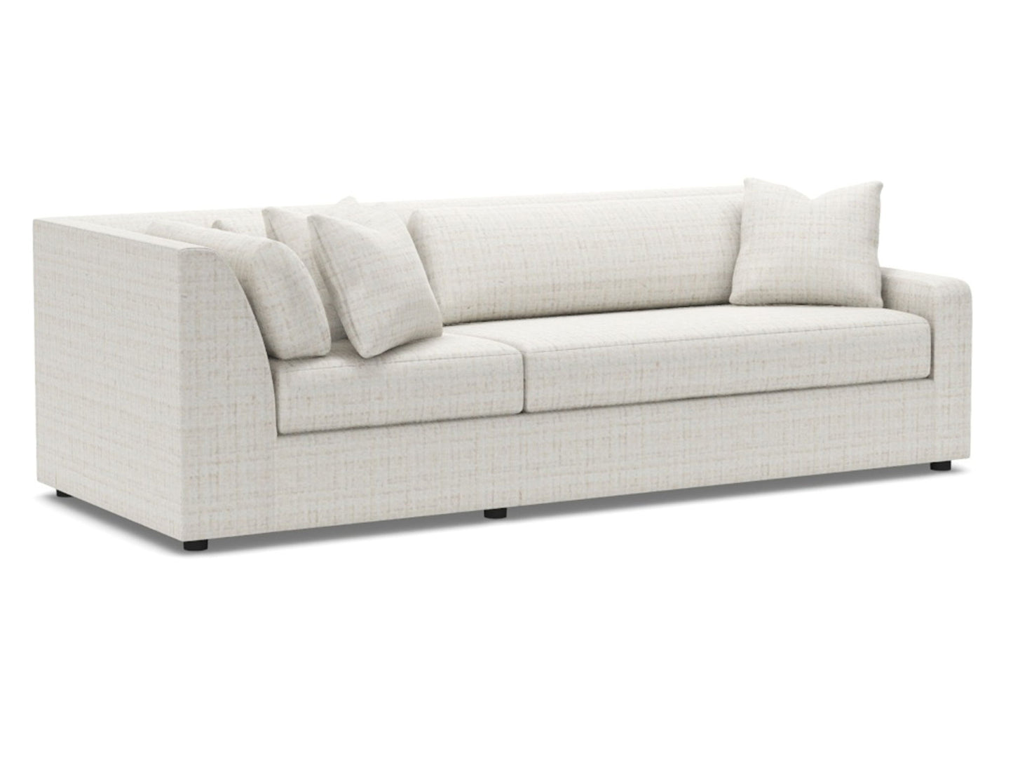 Artistica Upholstery - Rhonda RAF Corner Sofa Bench Seat - White