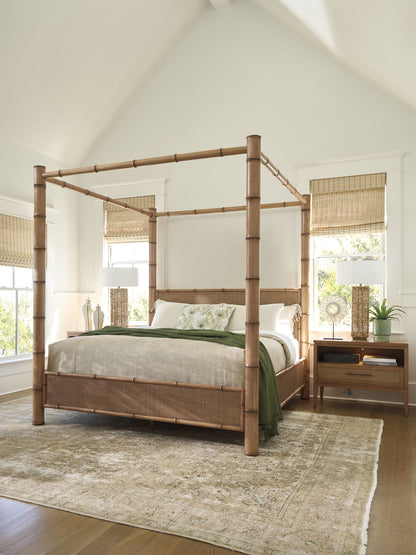 Key Biscayne - Wynwood Open Nightstand - Light Brown