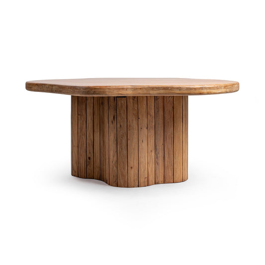 Alvaro - 65" Dining Table - Golden Wheat
