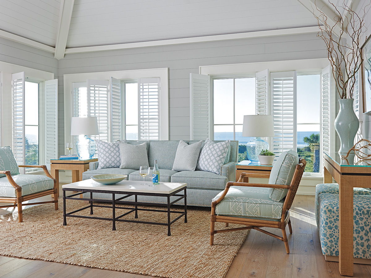 Barclay Butera Upholstery - Morgan Sofa - Light Blue