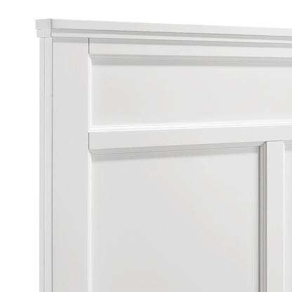 Andover - 3/3-4/6 Twin/Full Side Rails - White