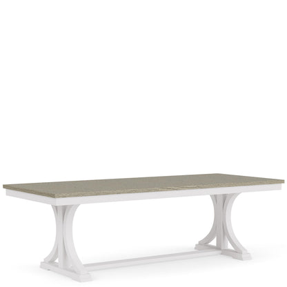 Cora - Trestle Dining Table - Cloud / Fog