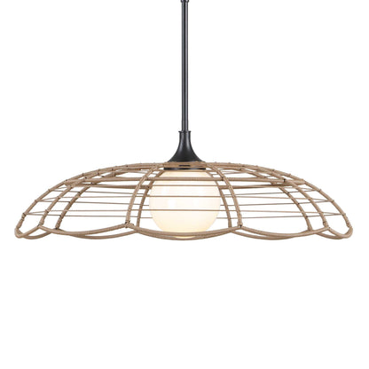 Lakeside - Indoor-Outdoor 1 Light Pendant - Black