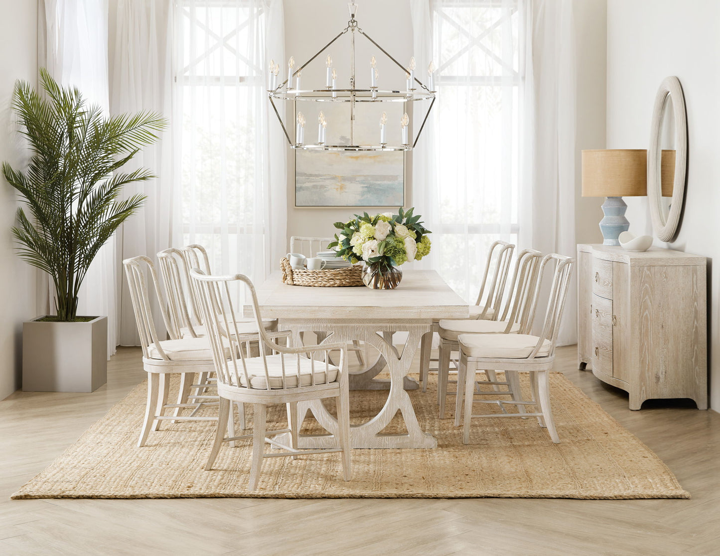 Serenity - Bimini Spindle Arm Chair (Set of 2) - Beige