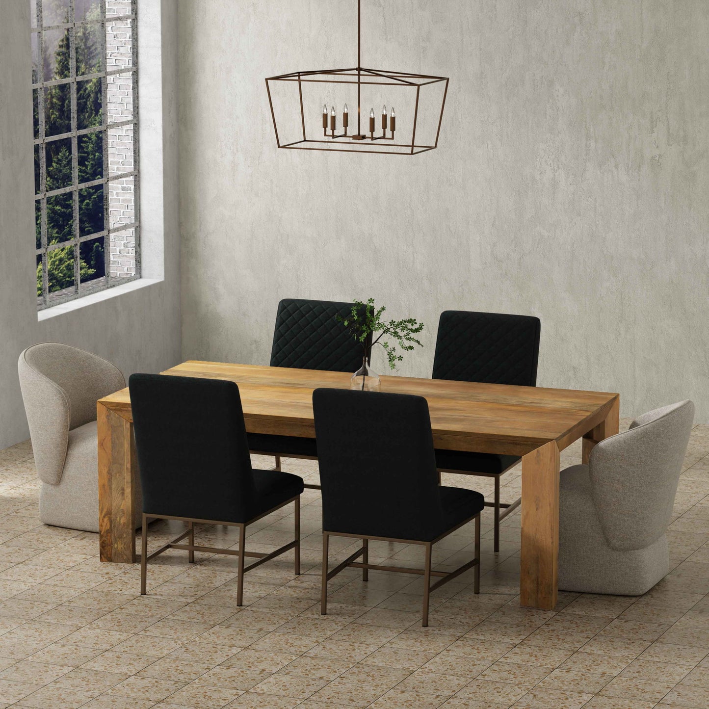 Bongo - Dining Chair (Set of 2) - Quartermaster Linen White