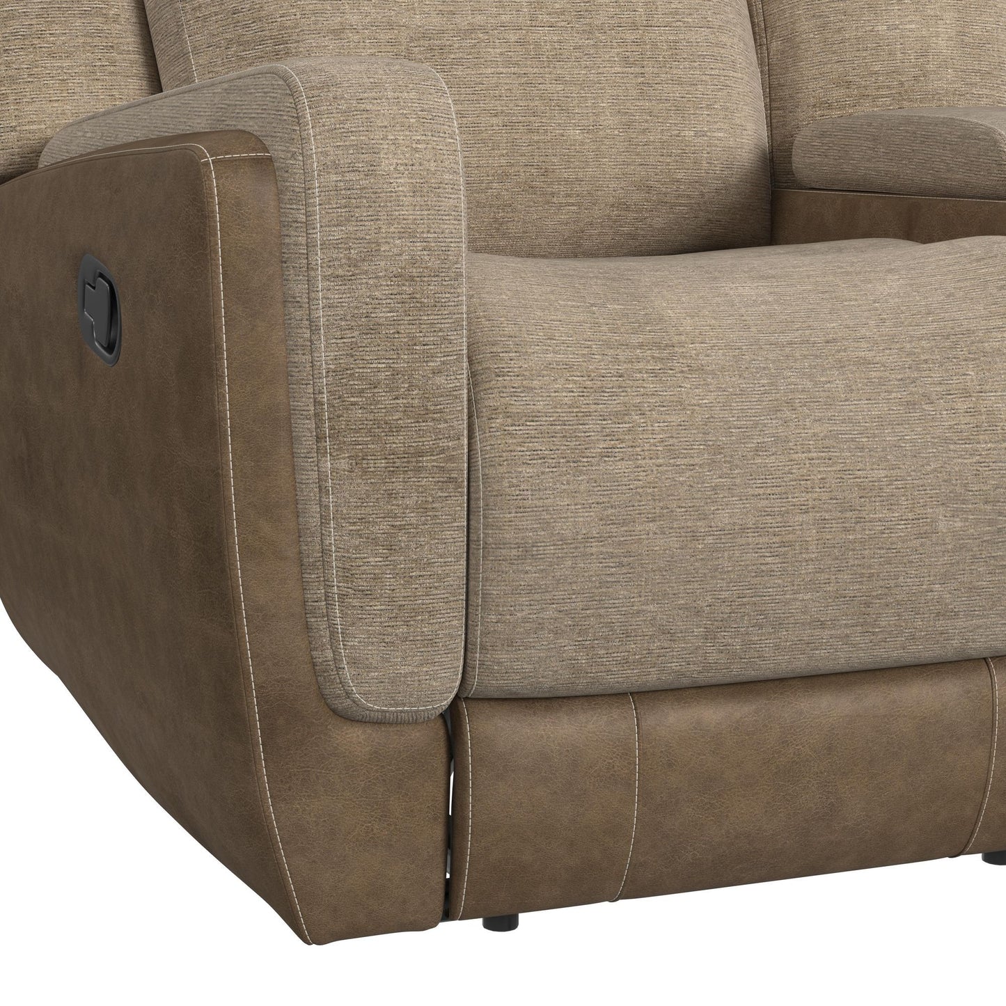 Hornet - 3 Piece Motion Sectional Set With Console And 2 Recliners