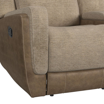 Hornet - 3 Piece Motion Sectional Set With Console And 2 Recliners