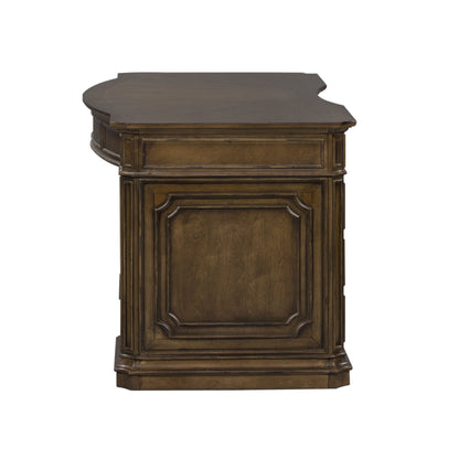 Amelia - Jr Executive Desk Base - Antique Toffee